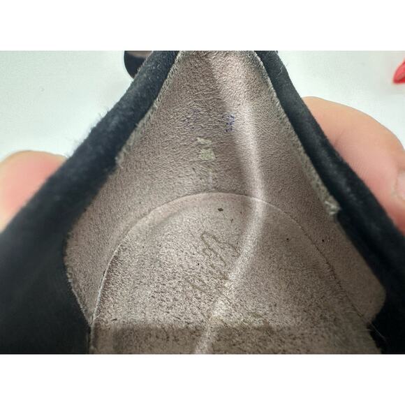 Easy Spirit Womens Heels Size Unknown Black Suede Low Heel - Picture 4 of 12